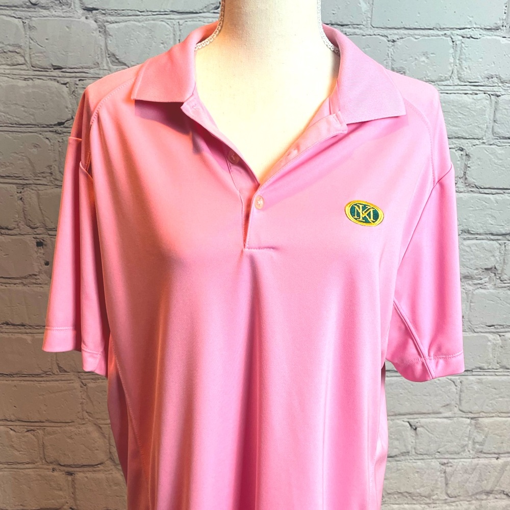 Nike Golf Performance Dry-fit Pink Golf Shirt